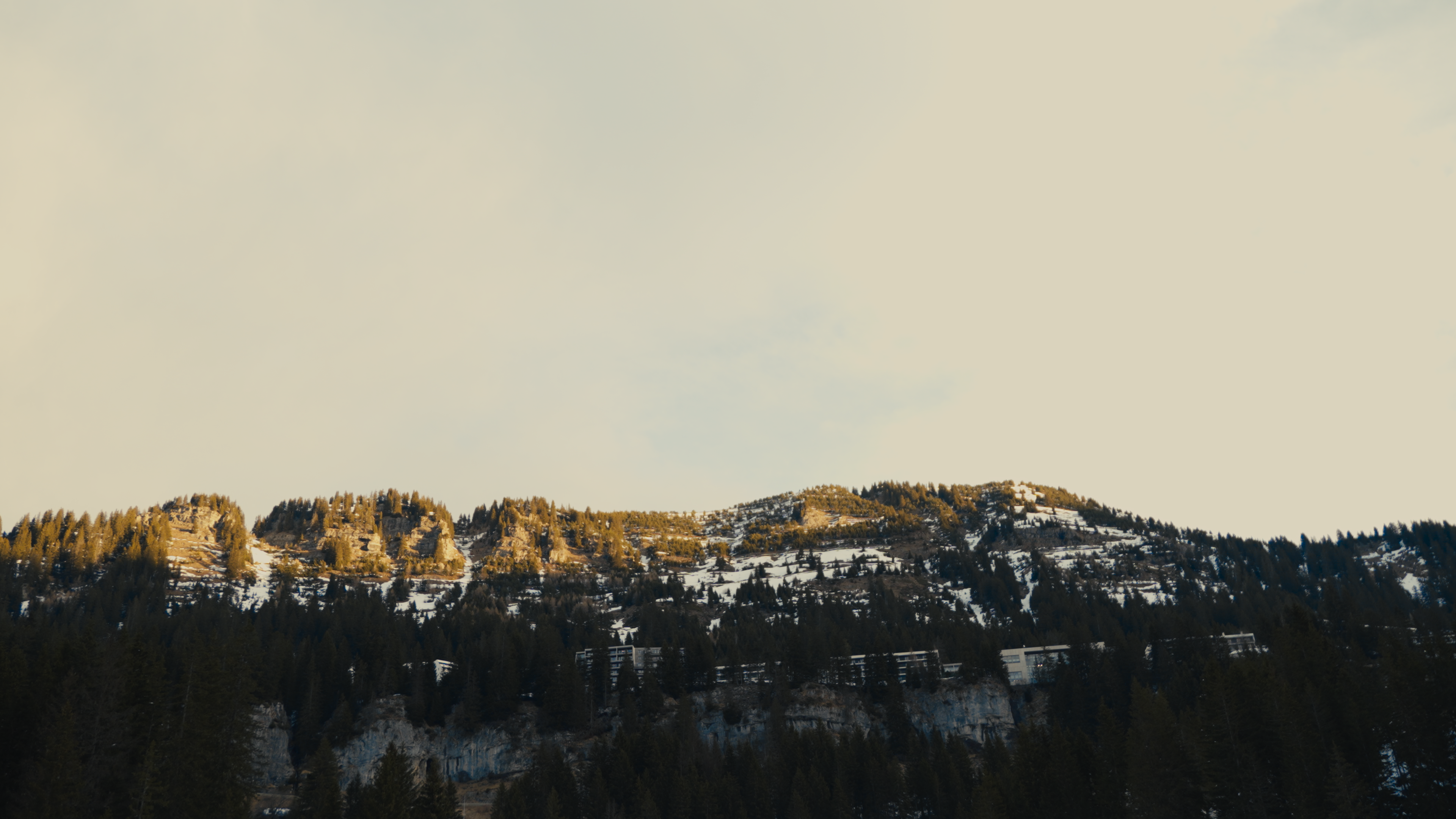 vue de montagne de flaine france
